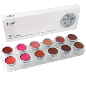 Läppstift pearl, palett 12 färger*